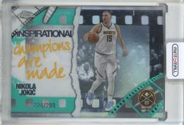 2025-26 Topps Chrome Nikola Jokic Inspirational Teal Refractors #IP8【224/299】 Denver Nuggets