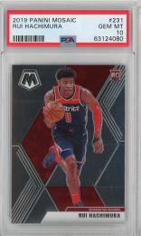 2019-20 PANINI Mosaic Washington Wizards Rui Hachimura #231 Base RC 【PSA10】