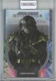 2022 Topps Star Wars Masterwork  Krrsantan Bounty Hunting: A Complicated Profession Rainbow Foil Parallels 197/299