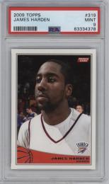 【PSA9】 2009-10 TOPPS Rookie Card #319 James Harden