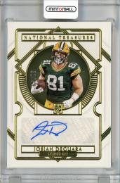 2020 PANINI National Treasures Gold #121 Rookie Signatures Josiah Deguara Green Bay Packers 【21/35】
