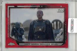 2021 TOPPS Star Wars Chrome Legacy Red Refractors #155 Moff Gideon Demands Grogu 【3/5】