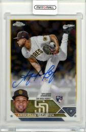 2023 Topps Chrome Baseball Anderson Espinoza #RA-AE Rookie Autograph Card Padres