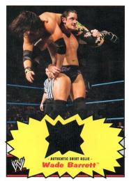2012 TOPPS WWE Heritage  Wade Barrett Shirt Relic