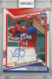 2022 Panini Elite Extra Edition Yoelin Cespedes Dominican Prospect League Signatures #210 Auto ※裏面白かけあり DPL