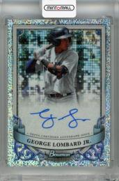 2024 Topps Bowman Sterling George Lombard Jr. Prospect Autographs Speckle Refractors #PA-GL 【70/99】 New York Yankees