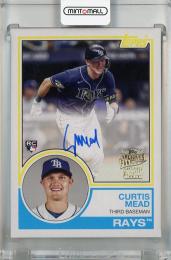 2024 Topps Archives Curtis Mead 1983 Fan Favorites Autographs #83FF-CME RC Tampa Bay Rays