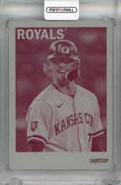 2024 Topps Archives Bobby Witt Jr. 1970 Topps Printing Plates #150 ※初期傷あり【1/1】 Kansas City Royals