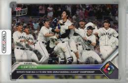 2023 Topps WBC Topps Now TEAM JAPAN WBC-72 SAMURAI JAPAN