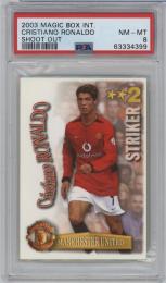 【PSA8】 2003-04 MAGIC BOX INT. Shoot Out Cristiano Ronaldo