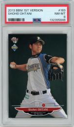 2013 BBM 1st バージョン 大谷翔平 RC #183【PSA8】《Near MINT-MINT》北海道日本ハムファイターズ