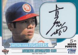 2018 BBM タイムトラベル1979 日本ハム 古屋英夫 直筆サインカード 80/90