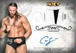 2016 TOPPS WWE Undisputed  Colin Cassady Autograph & Shirt 13/50