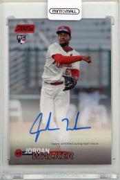 2023 TOPPS Stadium Club Jordan Walker Base Autograph Red Foil #SCBA-JWR【41/50】 St.Louis Cardinals