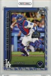 2025 TOPPS Series 2 Austin Barnes Team Color Border Variation #353 Los Angeles Dodgers