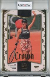 2023 BBMオールスポーツカード プレミアム CROWN  加藤未唯 金箔版 044/110