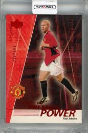 2002 Upper Deck Paul Scholes Manchester United Red #54 ※傷あり【294/500】 Manchester United
