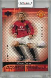 2002 Upper Deck Diego Forlan Manchester United Black #78【010/100】 Manchester United