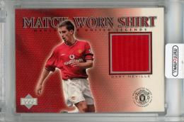 2002 Upper Deck Gary Neville Manchester United Legends Match Worn Shirts #GNS ※白かけあり Manchester United