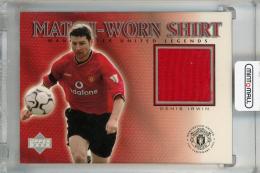 2002 Upper Deck Denis Irwin Manchester United Legends Match Worn Shirts #DIS ※白かけあり Manchester United
