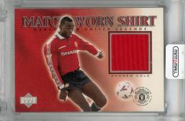 2002 Upper Deck Andrew Cole Manchester United Legends Match Worn Shirts #ACS ※白かけあり Manchester United