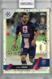 2022-23 Topps UEFA Club Competitions Lionel Messi Base Starball Parallel #1 ※へこみあり Paris Saint-Germain