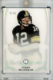 2017 Leaf  Pearl Multi Sports Football Terry Bradshaw Base Pearl 05/10