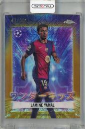 2024-25 Topps UEFA Japan Edition Lamine Yamal Wonderkids Gold Mojo Refractor #WK-5【47/50】 FC Barcelona