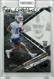2022 Panini Black  Khalil Shakir Rookie Base Silver Parallel(1stナンバー!) 01/75