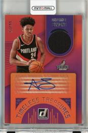 2018-19 Panini Donruss Anfernee Simons Timeless Treasures Materials Signatures Auto RC #39【23/99】《角折れあり》