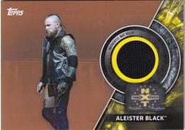2018 Topps WWE Then Now Forever   Aleister Black TakeOver Philadelphia 2018 Mat Relics Bronzeパラレル版 042/199
