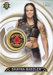 2019 Topps WWE Women's Division  Shayna Baszler Championship Side Plate Commemorative Patches 155/199