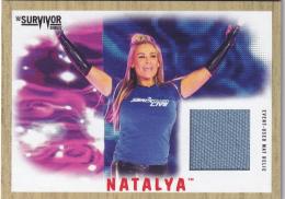 2017 Topps Heritage WWE Survivor Series  Natalya 2016 Mat Relics 109/199