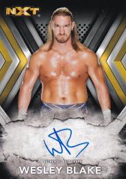 2017 Topps WWE NXT  Wesley Blake Autographs
