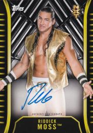2018 Topps WWE NXT   Riddick Moss Autographs