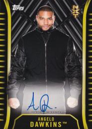 2018 Topps WWE NXT   Angelo Dawkins Autographs Silverパラレル版 13/25