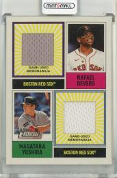 2025 Topps Heritage Rafael Devers/Masataka Yoshida MLB Collection Dual Player Relics #DPMCRDY
