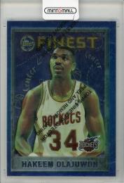 1996 TOPPS FINEST Hakeem Olajuwon #1 Houston Rockets