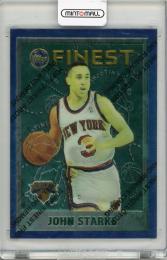 1996 TOPPS FINEST John Starks #3 New York Knicks