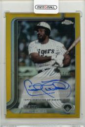 2025 TOPPS NPB Chrome セシル・フィルダー BASE CARDS CHROME AUTOGRAPHS 直筆サインカード【11/50】 阪神タイガース