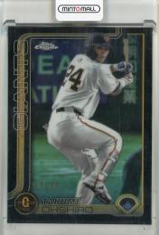 2025 Topps Chrome NPB 大城卓三 ブラックパラレル【03/10】 読売ジャイアンツ