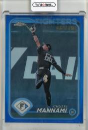 2024 Topps Chrome NPB 万波中正 Blue Refractor【063/150】 北海道日本ハムファイターズ