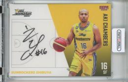 BBM × B.LEAGUE TRADING CARDS 2023-24 SEASON FAST BREAK 1st Half  アキ・チェンバース 直筆サインカード/通常版 5/69