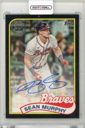 2024 TOPPS Series2 Sean Murphy 1989 Topps Autographs Black #89BA2SM【137/199】 Atlanta Braves
