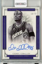 2016-17 Panini National Treasures Cedric Ceballos Signatures Auto #16【10/75】