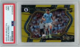 2022-23 Panini Select Premier League Julian Alvarez Field Level/RC/Gold Prizm/#201【03/10】【PSA9】 Manchester City