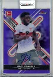 2021-22 Topps Finest Bundesliga Orel Mangala Autograph/Purple Refractor/#135【39/99】 VfB Stuttgart