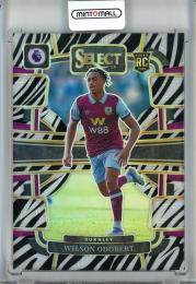 2023-24 Panini Select Premier League Soccer Wilson Odobert Terrace Zebra Prizm/RC【05/25】 Burnley