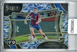 2023-24 Panini Select La Liga Soccer Fermin Lopez Field Level Winter Camo/RC【46/99】 FC Barcelona