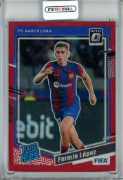 2023-24 Panini Donruss Fermin Lopez Rated Rookie Red Prizm【199/299】 FC Barcelona